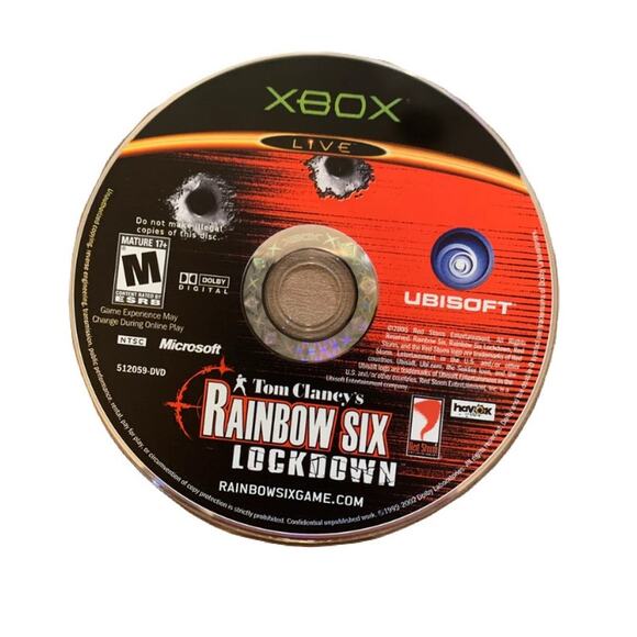 MiCROSOFT XBOX ORiGiNAL | TOM CLANCYS RAiNBOW SiX LOCKDOWN - Picture 1 of 1